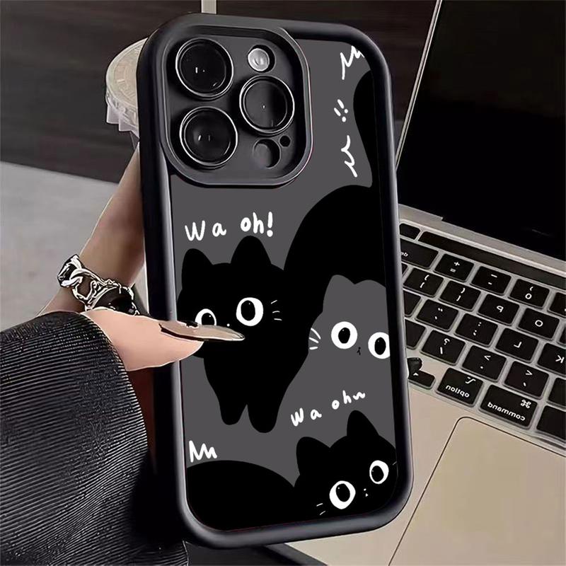 Casing Untuk hp Realme Note 60 Note 50 C63 C61 C65 C51 C51s C53 C67 C21Y C55 C15 C35 C30 C31 C20A C11 2021 Realme 10 11 9i 8i 6i 5 7i C30s C17 Narzo 50A Kartun Smart Cat Cute Kitty Couple Soft Case 7