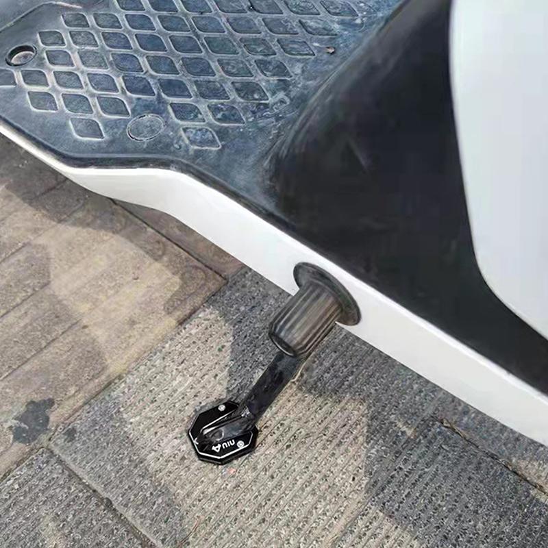 Product Introduction of Scooter Motorcycle Bike Kickstand Extender Foot Side Stand Extension Pad Support Plate Anti-skid Enlarged Base bike  quad engine 22