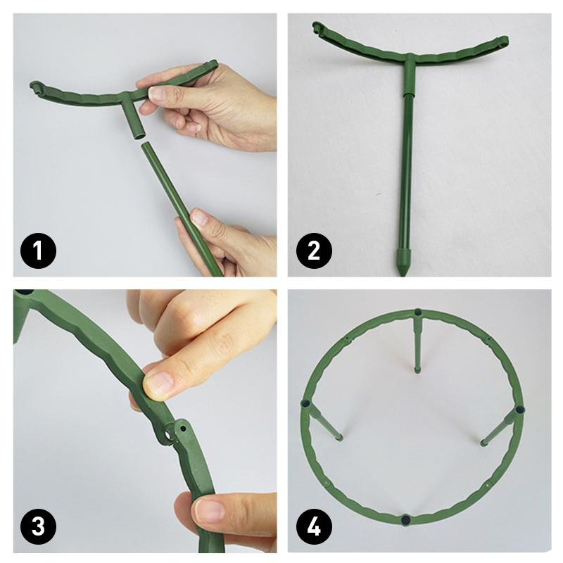 Product Introduction of Plant Support Pile Stand Climb for Flowers Grow Greenhouses Support Fixing Rod Plant grow Holder Orchard Garden Bonsai Tools 14