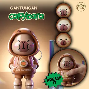RK Gantungan Mainan Boneka Berubah Wajah Capybara Face Changing