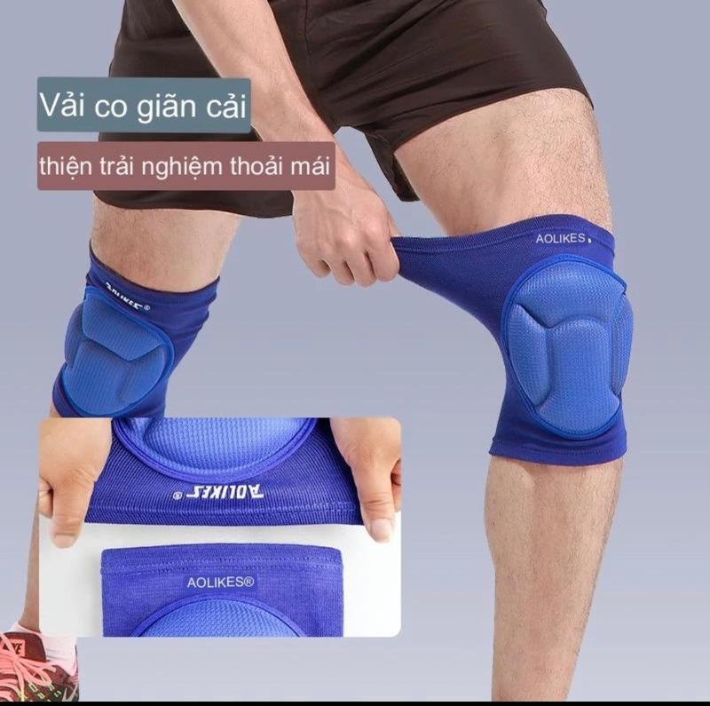 Băng Gối Bảo Vệ Gối, Bó Gối Thể Thao Có Đệm, Băng Gối Thủ Môn Chính Hãng AOLIKES bó  gối