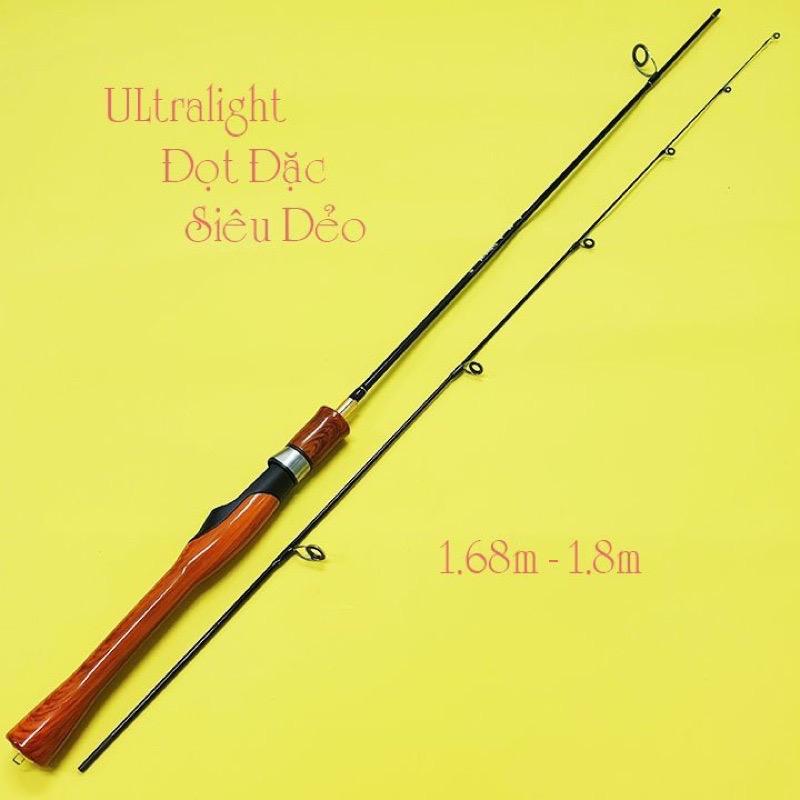 Cần lure UL cán gỗ 1m68-1m8-1m98 hàng cao cấp hàng loại 1 Câu Cá Mồi Bắt Cá Fishing Đi Câu