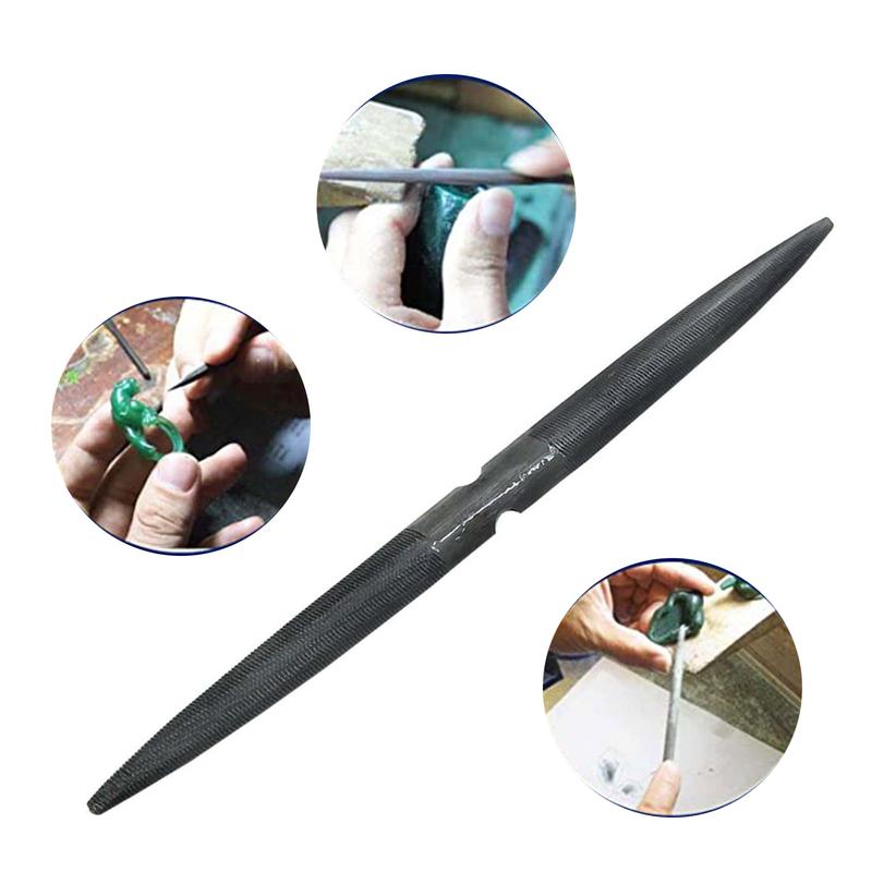 ✪ 8 Inch Double Ended Half Round Wax File Jewelry Tool for Carving and Filing 2