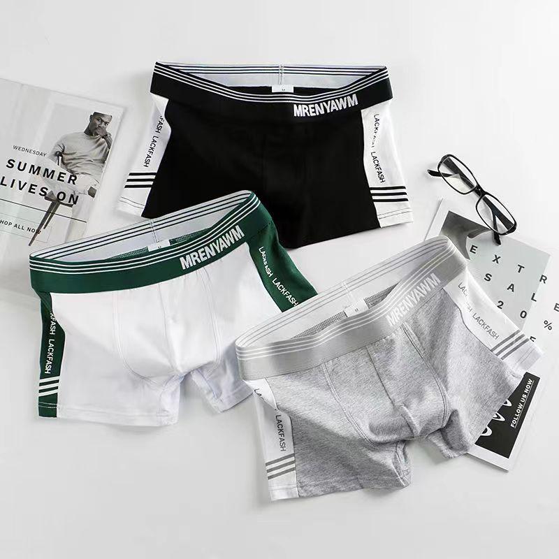 Quần Lót Boxer Nam, Phong Cách Thể Thao, Cạp Thường, Thích Hợp Cho Bé Trai Lớn Và Học Sinh, Cá Tính, Đơn Giản Và Thời Trang, Thiết Kế Bốn Góc, Hợp Xu hướng 0