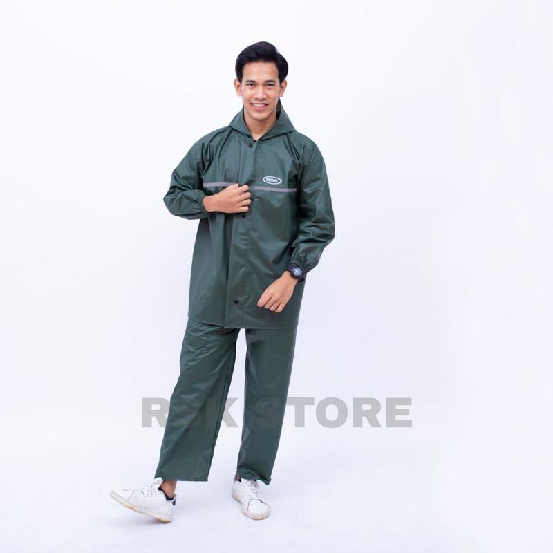 Product Introduction of Senwil Jas Hujan Setelan Pria Wanita RAINCOAT Motor Original Bahan PVC 0,25 Tebal Anti Rembes 6