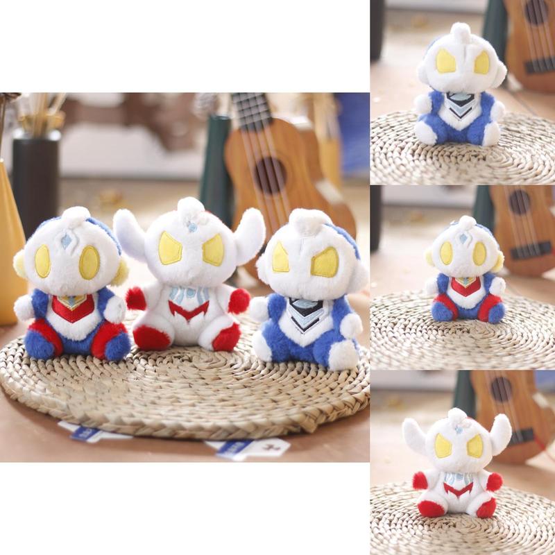 Dây Chuyền Chìa Khóa Nhồi Bông Ultraman, Siêu Mềm, Lý Tưởng Cho Túi Xách, Chìa Khóa Và Đồ Trang Trí 1