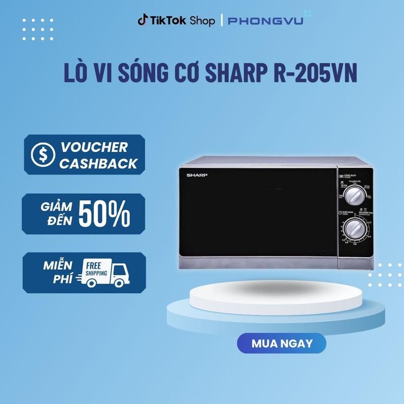 Lò vi sóng cơ Sharp R-205VN - Bảo hành 12 tháng