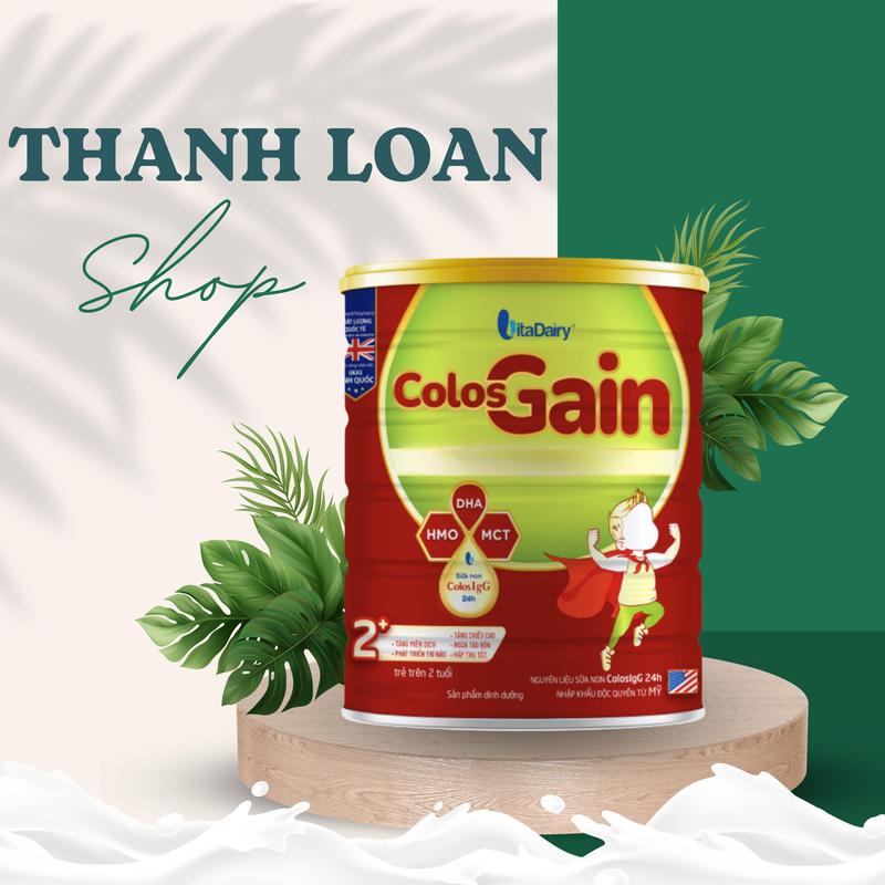 [Vitadairy] COMBO 3 LON Sữa Bột Colos Gain LON 800g - ShopSuaThanhLoan.