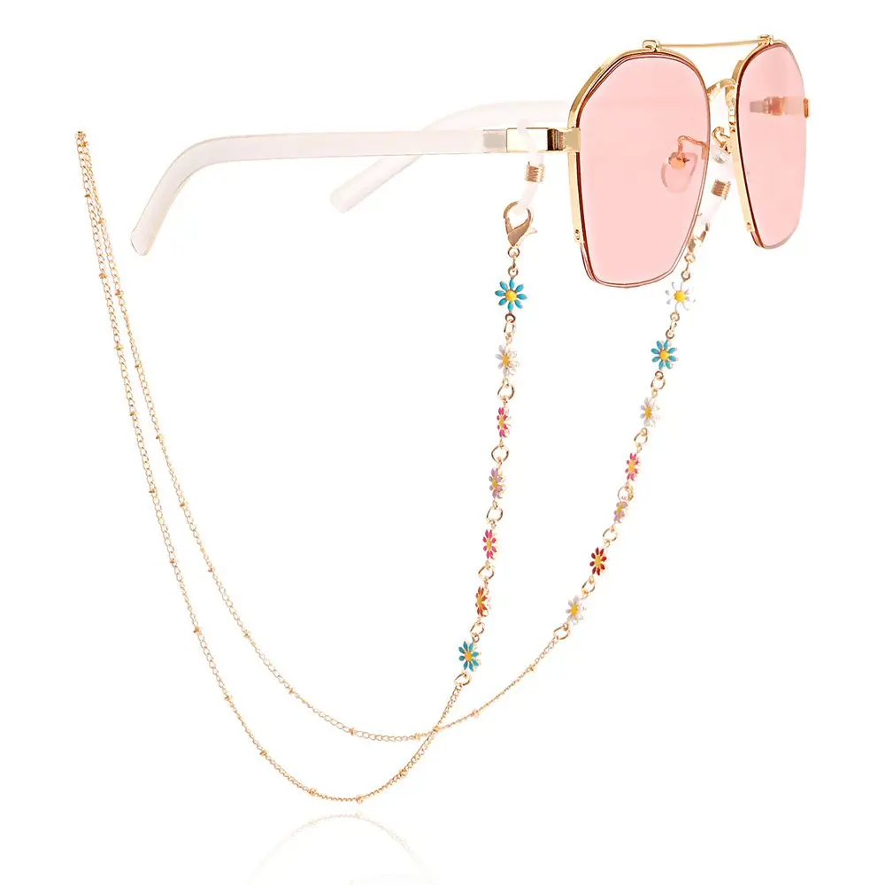 Daisy Non-slip Reading Glasses Sunglasses Strap Sunglasses Holder Eyeglasses Lanyard Mask Strap Eyeglasses Chains