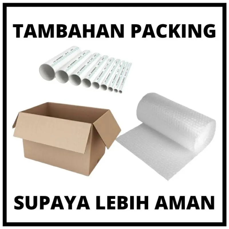 Tambahan Packing (Bubble Wrap, box ,Tube Poster)