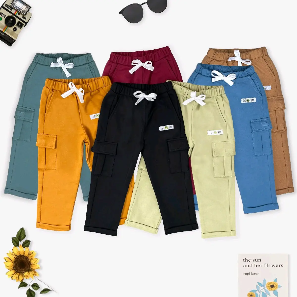 Celana Panjang Anak 6m-8th/ Achigo Cargo Slay Pants