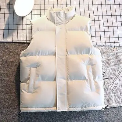 Áo Vest Bông, Đổ Đầy Xuống, Hàng Mới Về, Dành Cho Nam Giới, Thời Trang Thu Đông, Áo Khoác Dễ Phối Đồ Trắng Menswear
