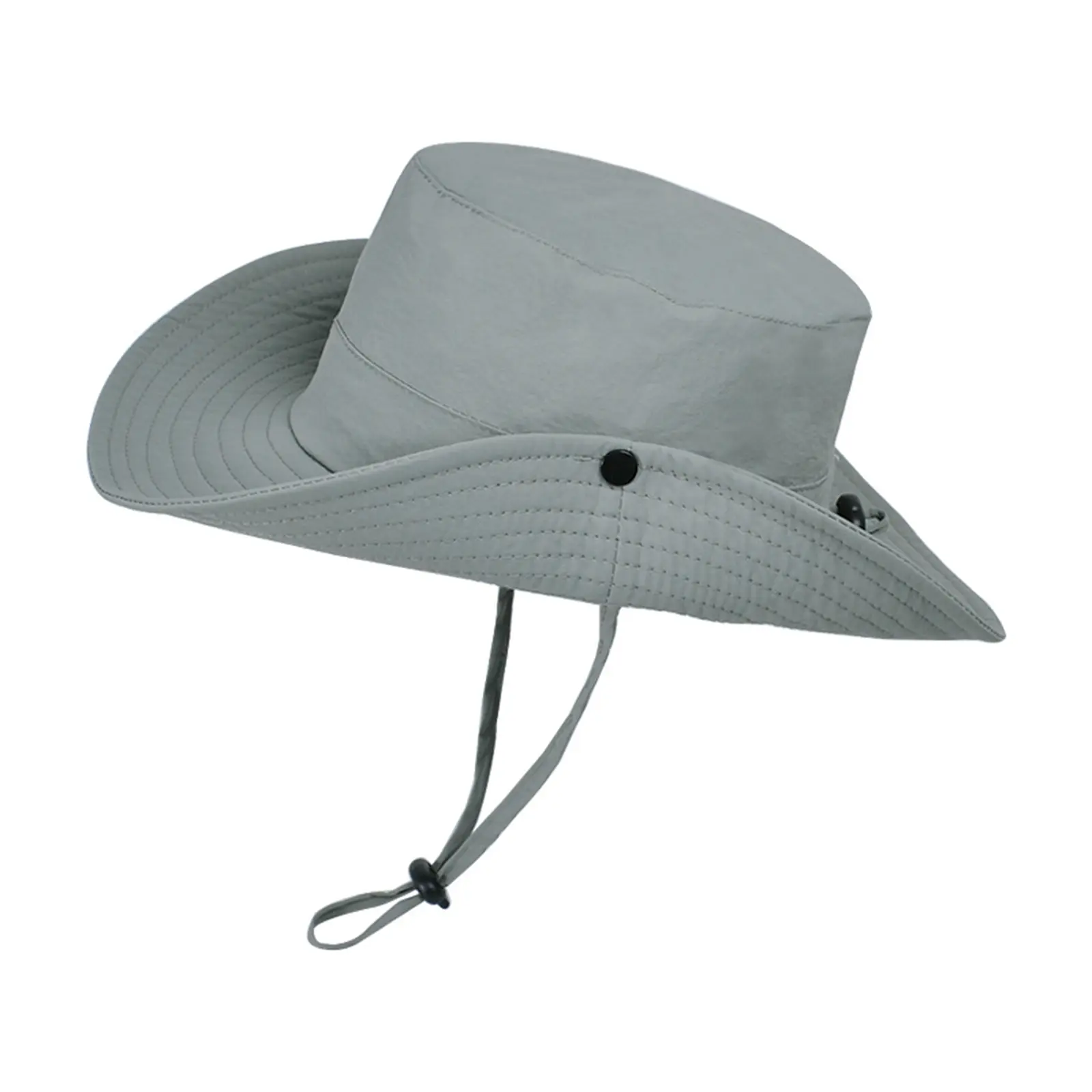 Men Women Sun Hat Breathable Western Cowgirl Hat Stylish Adjustable Wide Brim Hiking Cap for Outdoor