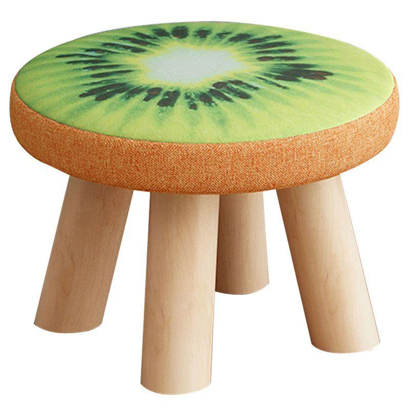 Cute Wooden Child Sofa Stool Cartoon Fashion Creative Small Stool 2