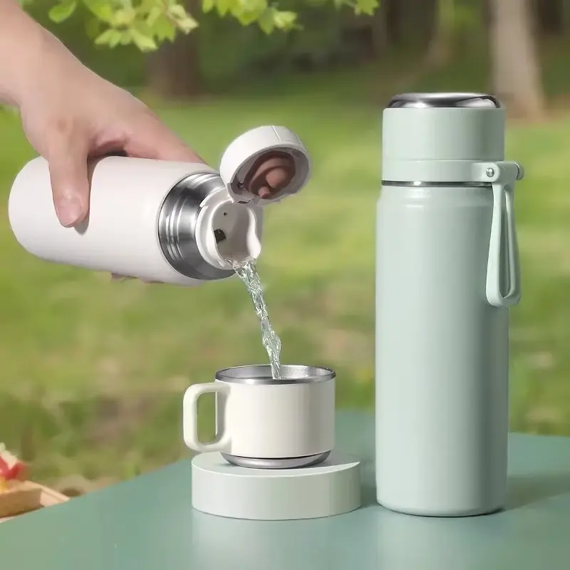 Vacuum large capacity thermos cup Women's high value thickened stainless steel water cup for household children cold insulation