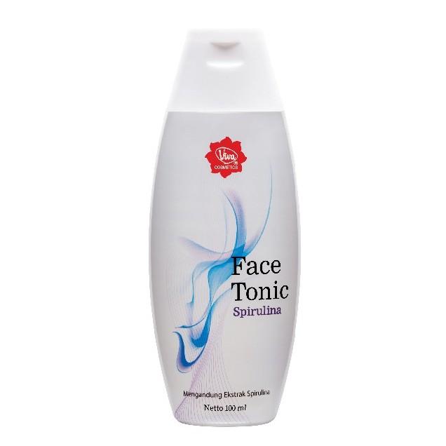 Gambar Viva  Face Tonic Spirulina 100 ml Biru Penyegar dari PKB Bandung Kota Bandung Tokopedia