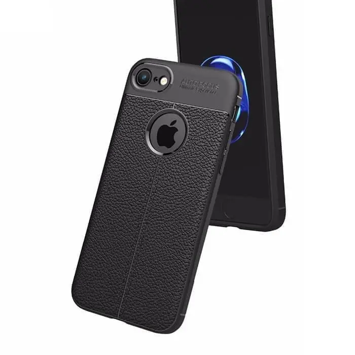 SOFTCASE AUTO FOCUSS IPHONEE SE/5S/5 6/6S/6G 6+ 7/8 7+/8+ CASE SILIKON LEATHER ULTIMATE EXPERIENCE CASING KULIT JERUK CASE 0