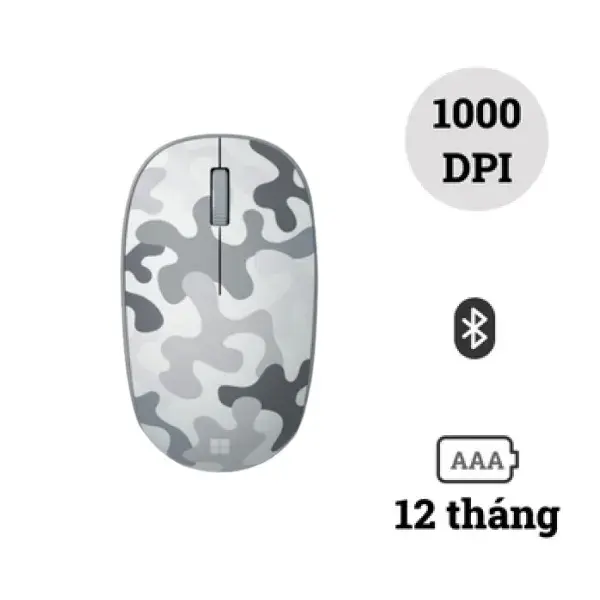 Product Introduction of CHUỘT KHÔNG DÂY BLUETOOTH MICROSOFT CAMO (MÀU XANH RÊU) 1