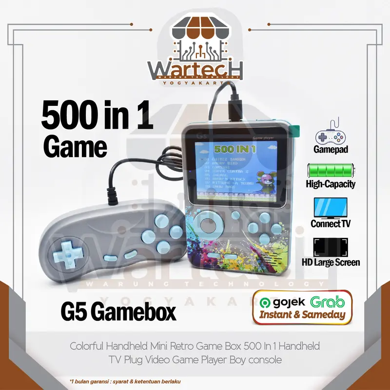 Gamebox G5 isi 500 game retro console gameboy 0