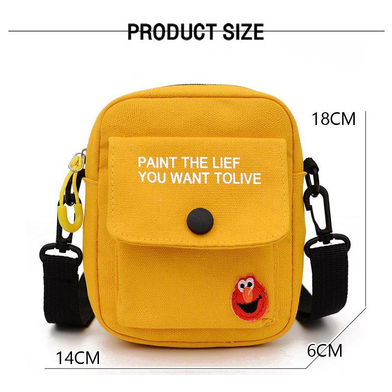 túi Messenger Vải Bố, túi Nữ, Túi Messenger Đeo Vai Mới Nhung Bag Hoa Đeo Chéo 1