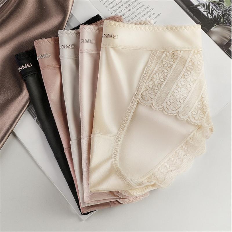 Product Introduction of Đồ Lót Ren Không Đường May, Dành Cho Phụ Nữ, Giá Cả Phải Chăng, Ren Satin Sang Trọng, Cạp Cao Giữa, Thoáng Khí, Làm Bằng Lụa Lạnh Mùa Hè, Ngầu Và Thoải Mái, Thân Thiện Với Làn Da 17