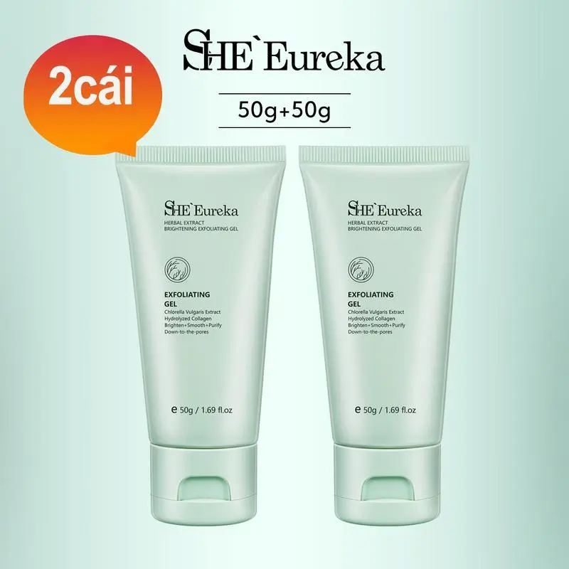 1PC 35000₫ SHEEureka Chlorella Exfoliating dành cho mặt tẩy tế bào chết Kiểm soát dầu Làm sạch sâu | Tẩy tế bào chết thu nhỏ lỗ chân lông Tươi mới | Phù hợp với mọi loại da 0