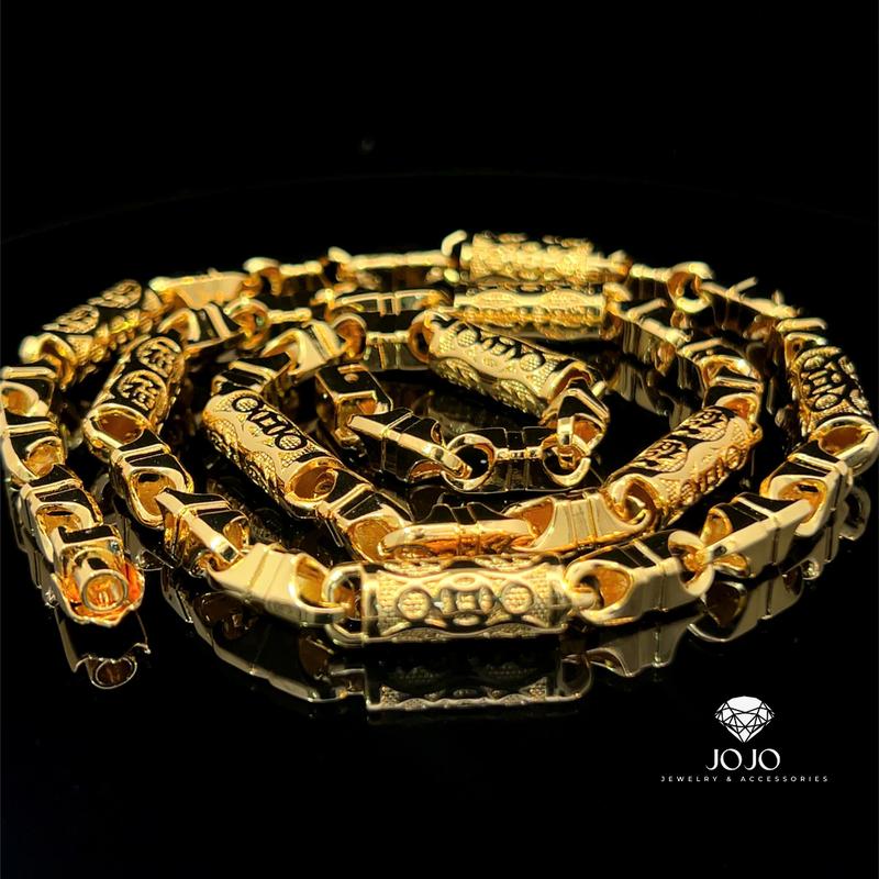 D61 Dây chuyền nam kim tiền 2 lượng mạ vàng 18K cao cấp JOJO