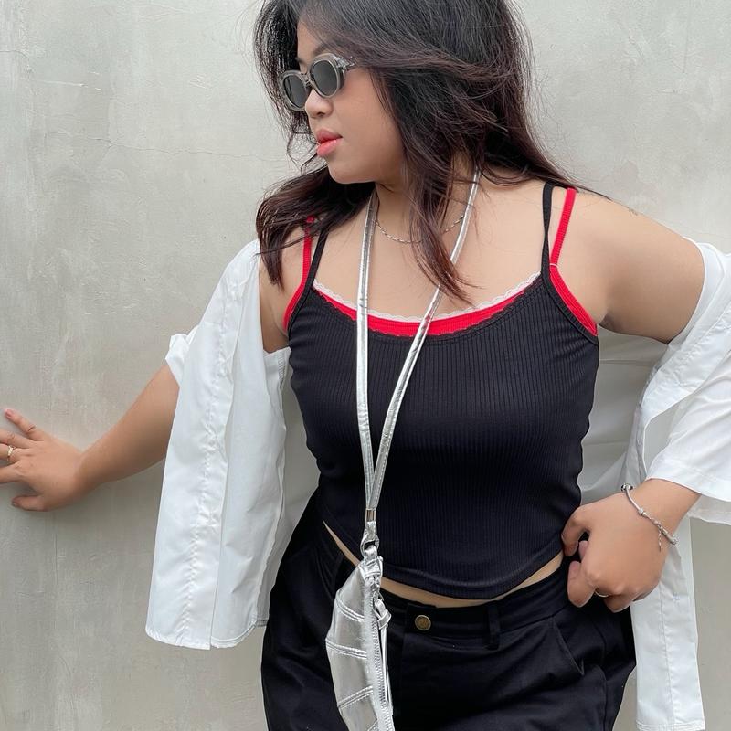 Miastudio - Áo 2 dây Nữ chất thun gân cotton mềm bigsize 90KG