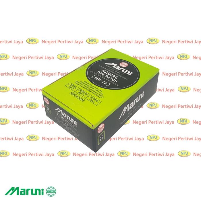 Gambar Maruni Radial Tire Patch MR-12 Box dari negeripertiwijaya Kota Administrasi Jakarta Barat Tokopedia
