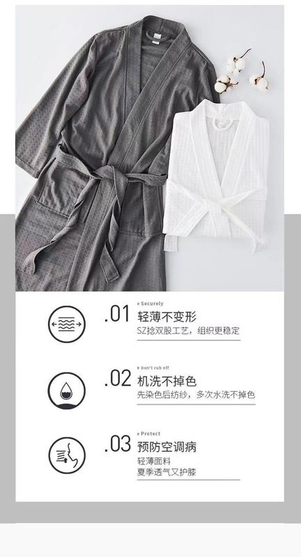 Product Introduction of ❤️ [Ready stock]❤️ 40% off spring loose bathrobe women Hotel swimming absorb bath robe summer dress wear couple pajamas women nightgown Wanita sexy plus size sleepwear kimono women 29