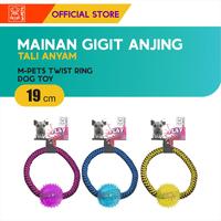 Gambar M-Pets Twist Ring Dog Toy / Mainan Gigit Anjing Tali Anyam dari M-Pets Volk Pets Indonesia Kota Tangerang 1 Tokopedia