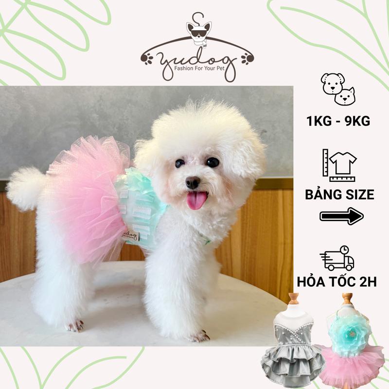Đầm công chúa mặc cho chó mèo thú cưng yudog