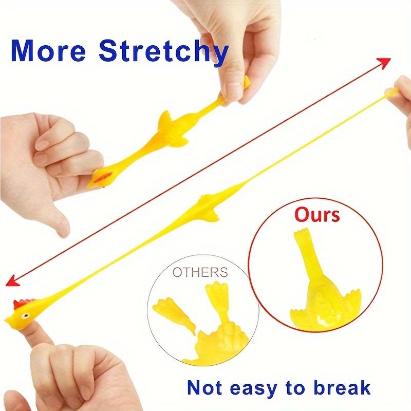 Product Introduction of 28 -pcs Chicken Finger Slingshot Flying Rubber Chickens Sling Shot Toys Bulk, Silly Novelty Party Favors, Funny Gag Gifts for Youngsters Teens Adults, Easter Christmas Birthday Goodie Stuffers 5