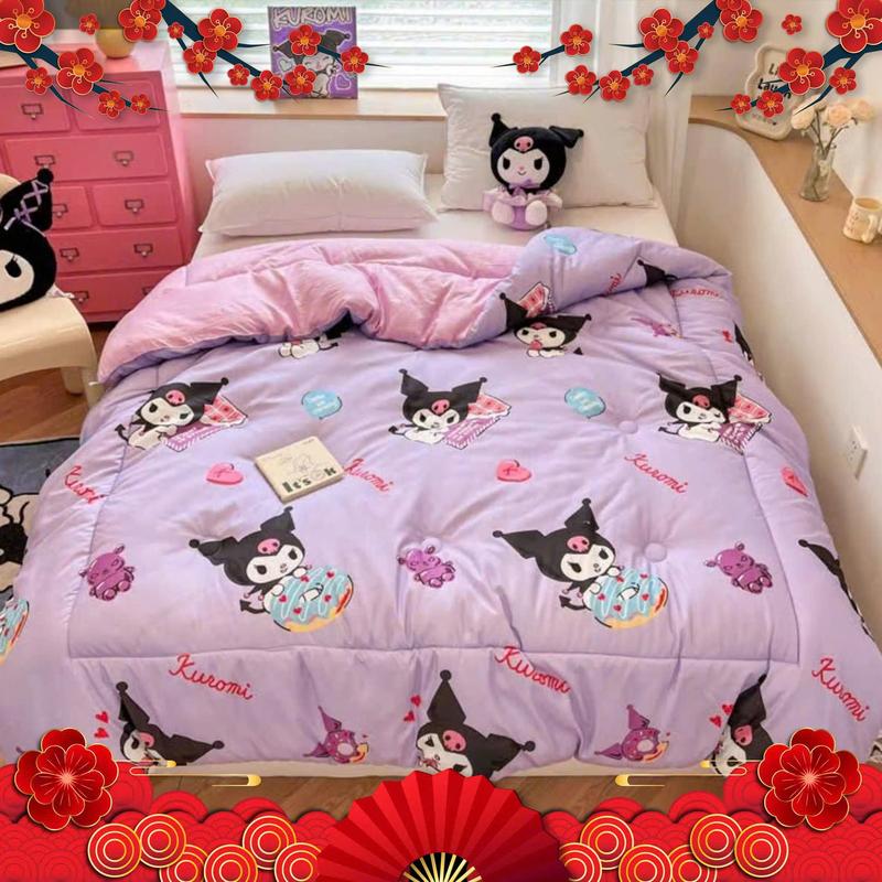    CHĂN Mùa Đông Hot   Chăn trẻ em. Chăn Đũi Trần Bông Disney Cotton Cho Bé Kèm Lớp Trần Bông Dày Ấm Áp Mềm Mại. KT: 1m1x1m5 - Kem - Vải Cotton. 