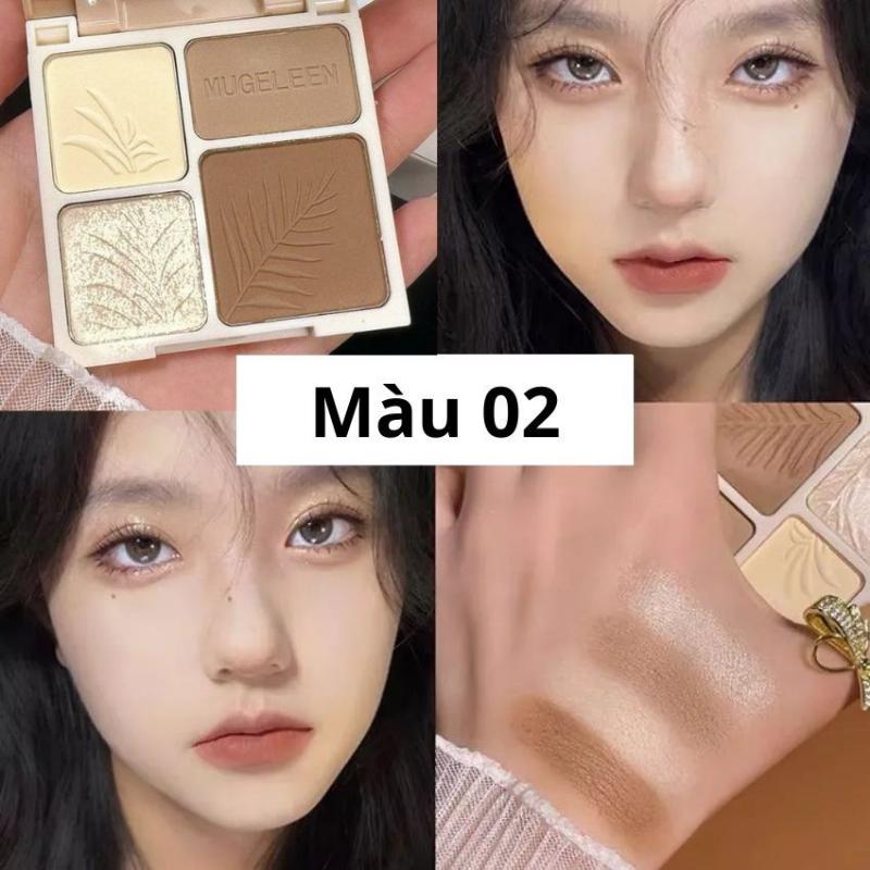 Product Introduction of Bảng Phấn Bắt Sáng Tạo Khối 3D Bảng Phấn Trang Điểm Makeup Highlight Phấn Khối 4 Màu Lâu Trôi Chống Thấm Nước DANA 16