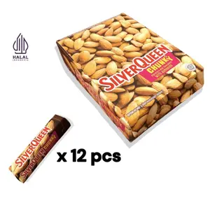 Silverqueen Chunky Bar Mede/ Almond MINI 26 gram 1 box isi 12 pcs