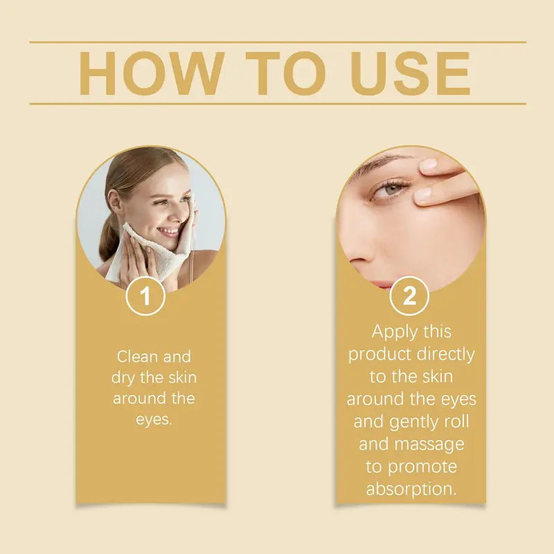 Brightening Eye Cream, 3 Boxes Moisturizing Eye Cream, Lifting and Firming Eye Care Product, Eye Care Product for Women & Men 7