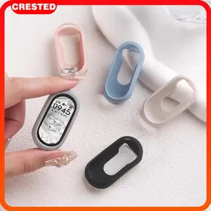 Soft Silicone Case for Mi Band 10 9 8 Sport Rubber Screen Protector Cover Hollow Bumper Accessories for Jam Tangan Smartwatch Xiaomi MiBand 10 9 8 NFC