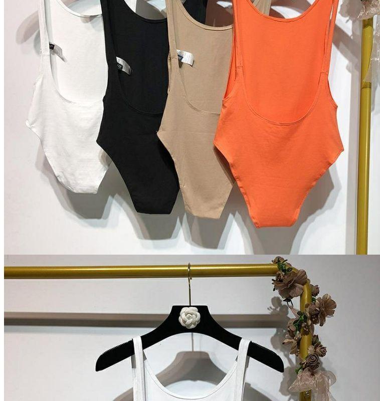 Product Introduction of Áo Yếm Hở Lưng, VTMCQ, Phong Cách Âu Mỹ Gợi Cảm, Màu Trơn Bó Sát Vừa Vặn, Dành Cho Phụ Nữ, Mặc Mùa Hè, Lớp Nền, Áo Ba Lỗ Dễ Phối Đồ Đồ Lót, Hợp Xu hướng 8