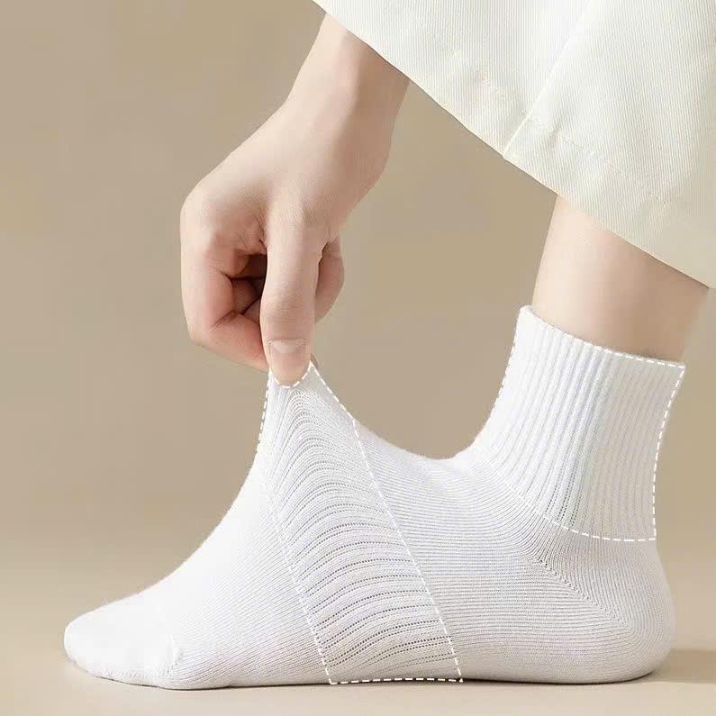 Combo 5 đôi vơ chân Dệt Kim đủ màu sắc Kiểu dáng Thời Trang Dày Dặn Menswear Nam Nữ 2