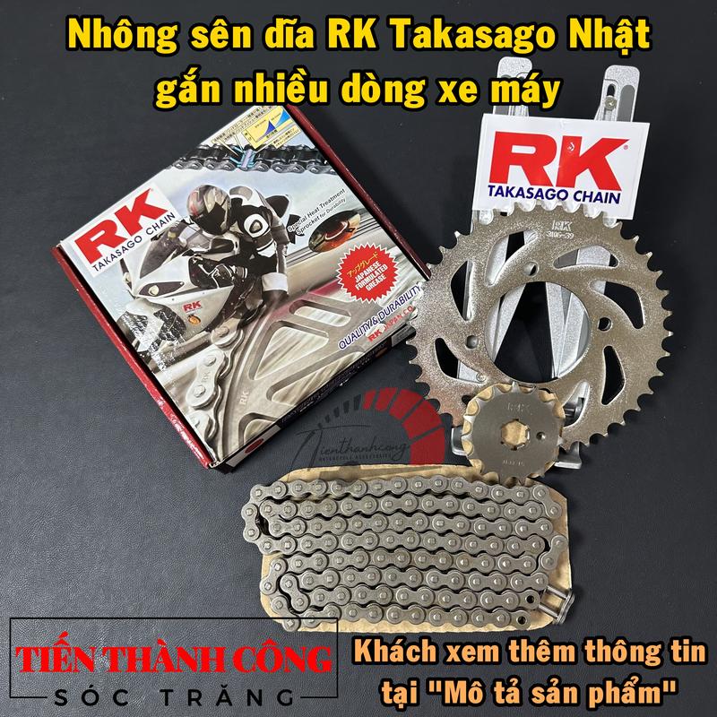 (Tổng hợp) Phụ tùng Nhông sên dĩa RK (Takasago Chain) gắn nhiều dòng xe: Future, Wave, Dream, Sirius, Exciter, Winner...