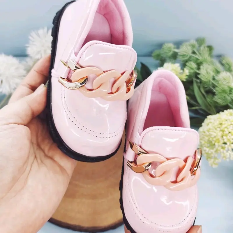 Sepatu Balet PANTOPEL RANTAI Usia 1,2,3 tahun Bahan Karet sintetis Alas Lembut Kaki Bayi 3
