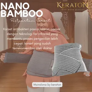 Korset Stagen Perekat Nano Bamboo Keraton Korset Pasca Melahirkan Sesar