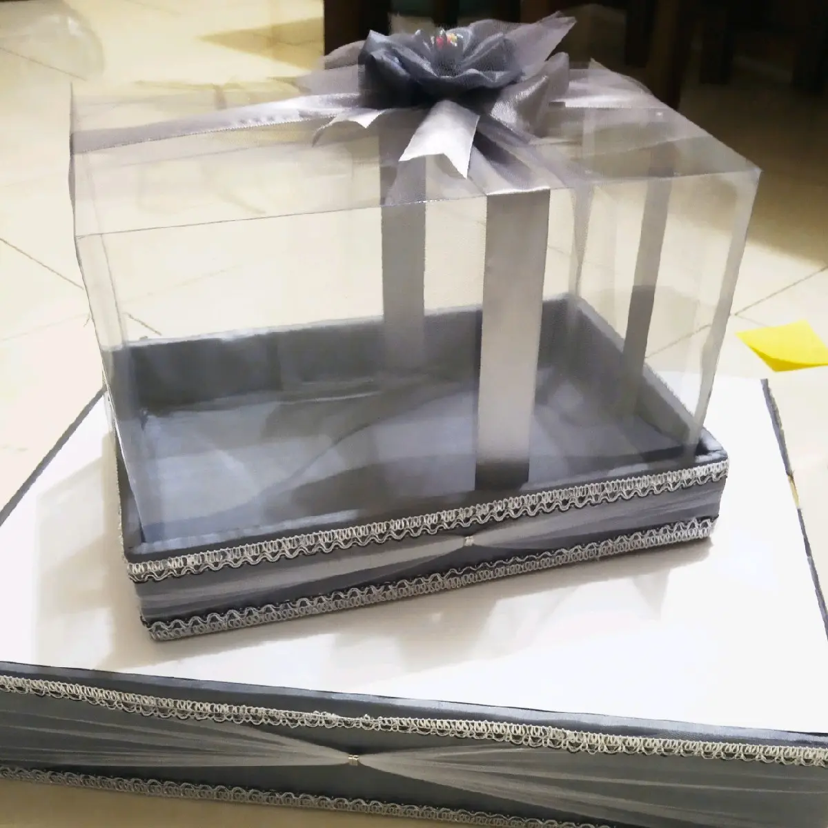 (Size S) 0BOX KOTAK UKURAN S SESERAHAN HANTARAN MIKA PERNIKAHAN LAMARAN PARSEL BINGKISAN BIJIAN MAHAR TUTUP MIKA