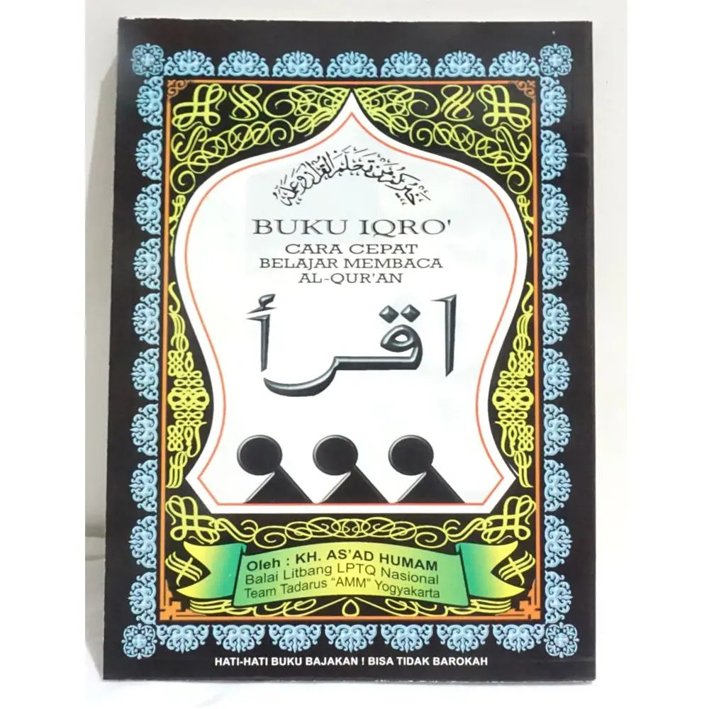 Buku Iqro' Cara cepat membaca Al-Quran lengkap jilid 1 - 6