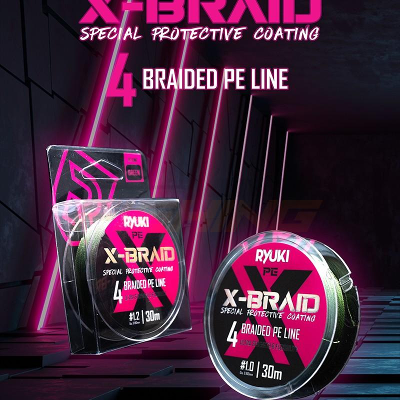 [SQF] Dây Câu Cá RYUKI PE 4X Braid