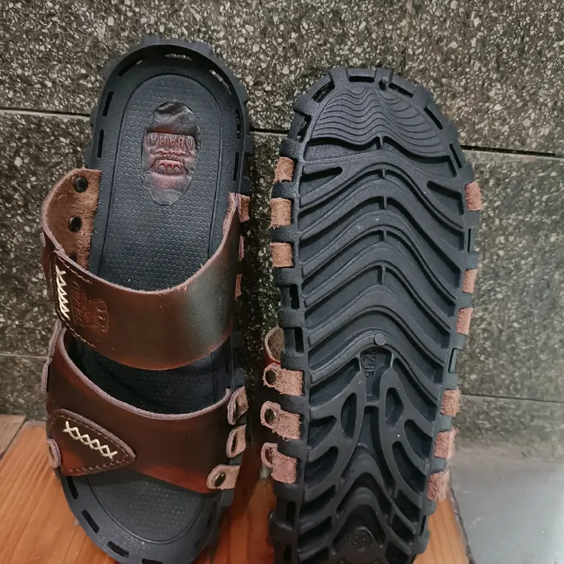 SANDAL KULIT PRIA OBARA.021 - KULIT SAPI ASLI 100% ( PRODUKSI SENDIRI ) 4