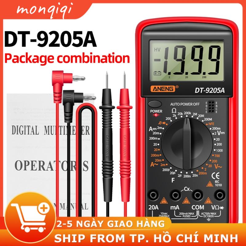 Vastar Đồng Hồ Vạn Năng DT9205A Đồng Hồ Vạn Năng Thông Minh Màn Hình Kỹ Thuật…