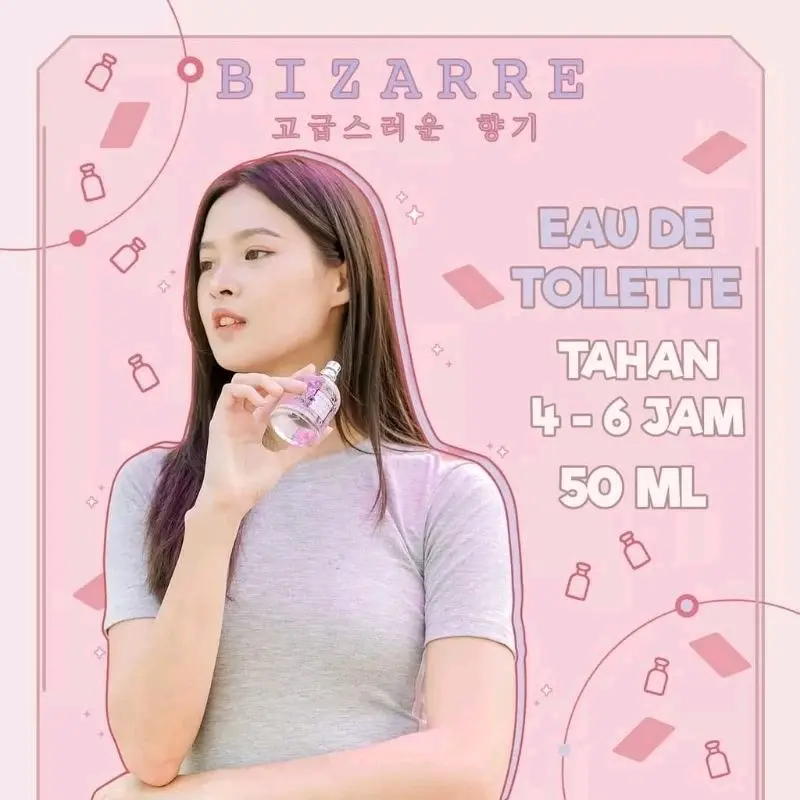 [LIVE] BIZARRE Eau De Toilette 50 mL Parfume | Minyak Wangi EDT Spray Tahan Lama 1
