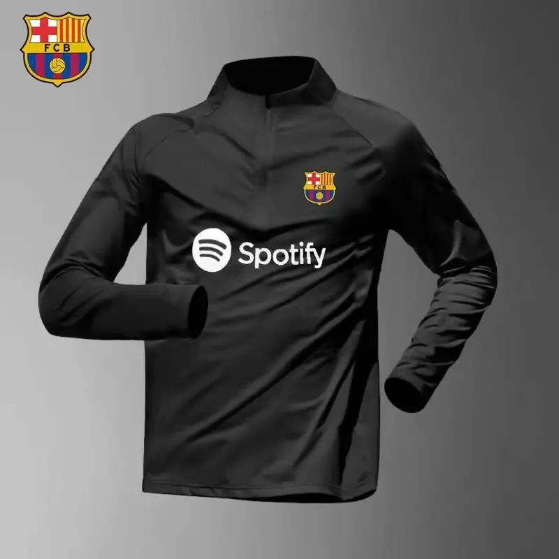 Trang Phục Tập Luyện Real Madrid, Dành Cho Nam, Lưới Và Thoáng Khí, Đồng Phục Bóng Đá, Áo Thể Thao Có Khóa Kéo, Nhanh Khô, Dài Tay, Madrid Cùng, Ngày Phát Hành: 2023 / 24 Top Sport 4